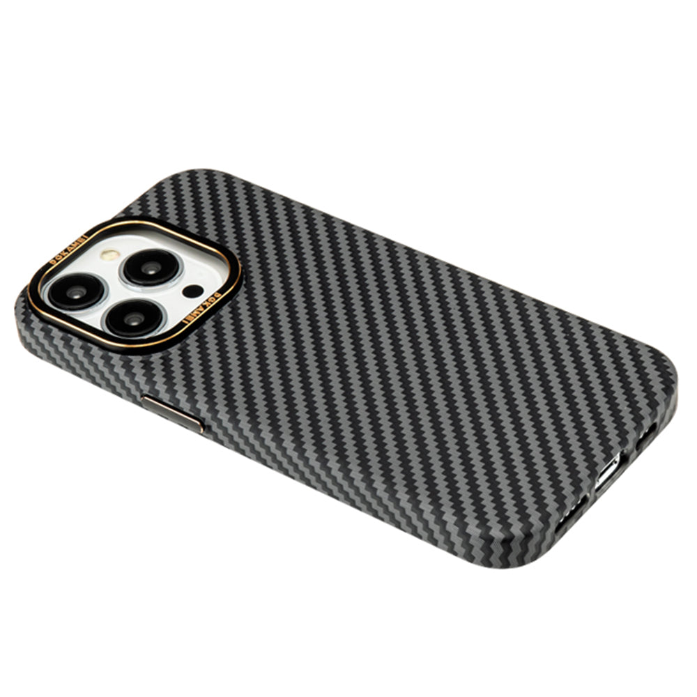 DGKAMEI For iPhone 14 Pro Carbon Fiber Texture Magnetic Phone Case Hard PC Anti-scratch Cover Compatible with Magsafe DGKAMEI For iPhone 14 Pro Carbon Fiber Texture Magnetic Phone Case Hard PC Anti-scratch Cover Compatible with Magsafe
